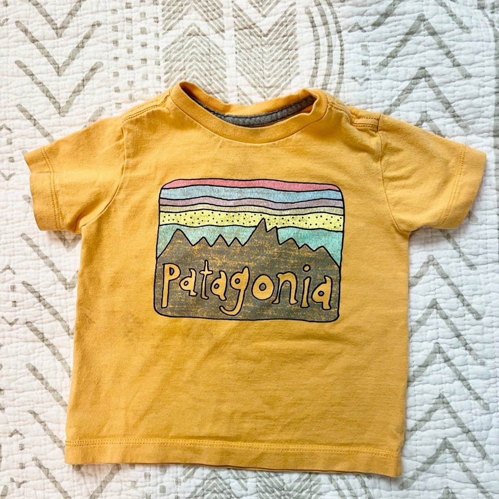 Baby Regenerative Organic Certified™ Cotton Fitz Roy Skies T-Shirt - 6-12 months